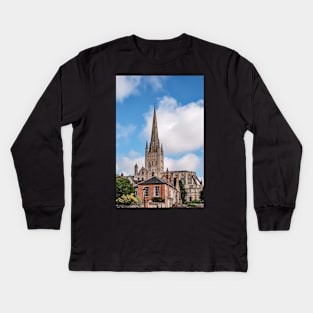 Norwich cathedral Kids Long Sleeve T-Shirt